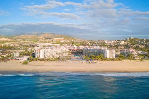 an aerial view of a resort on the beach at Hyatt Ziva Los Cabos - All Inclusive in San José del Cabo