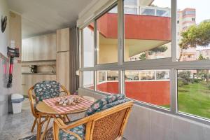 Balkón alebo terasa v ubytovaní Apartamento Familiar Torrox A65