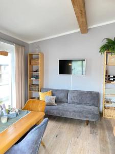 Posezení v ubytování Penthouse in Sonthofen
