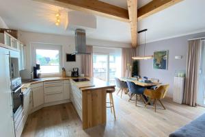 Kuchyň nebo kuchyňský kout v ubytování Penthouse in Sonthofen