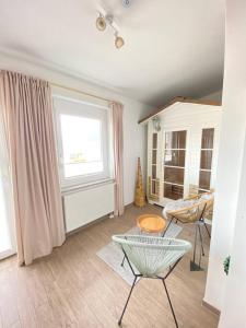 Posezení v ubytování Penthouse in Sonthofen