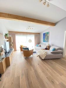 Posezení v ubytování Penthouse in Sonthofen