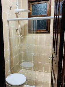 Koupelna v ubytování CASA NO MAR DE ANGRA