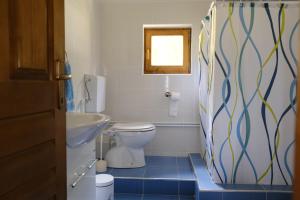 uma casa de banho com um WC e um lavatório em VIG 2 em Njegovuđa