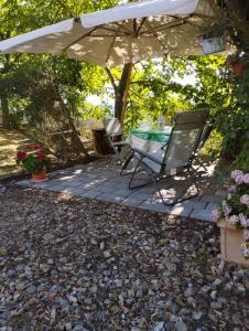 Zahrada ubytování Casa Renacci