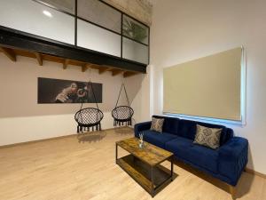 Posezení v ubytování Manresa industrial home