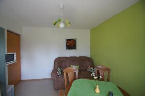 TV a/nebo společenská místnost v ubytování Apartments Mencinger
