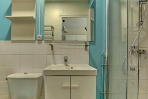 Een badkamer bij Le Manet- Montigny