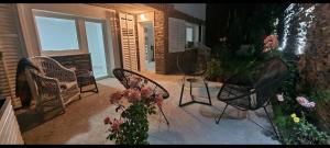 Patio nebo venkovní prostory v ubytování Garden Apartment