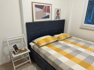 Кровать или кровати в номере Novouređen stan u Vitezu