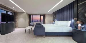 Cama ou camas em um quarto em Hilton Istanbul Maslak