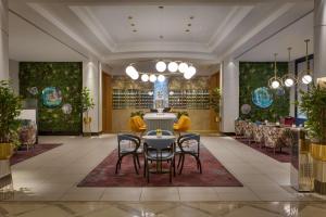 Posezení v ubytování Hilton Glasgow