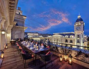 Balkón nebo terasa v ubytování Hilton Beijing Daxing