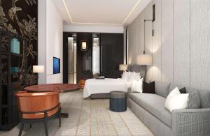 Posezení v ubytování Hilton Beijing Daxing