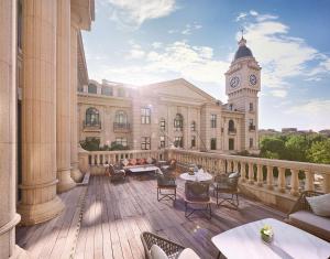 Balkón nebo terasa v ubytování Hilton Beijing Daxing