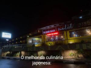 O edifício em que a casa de temporada se localiza