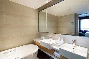 Koupelna v ubytování Hilton Garden Inn Zhuhai Hengqin