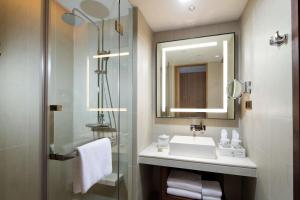Koupelna v ubytování Hilton Garden Inn Zhuhai Hengqin