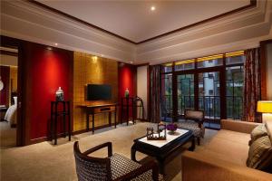 TV/trung tâm giải trí tại Hilton Tianjin Eco-City