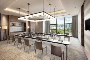 TV a/nebo společenská místnost v ubytování Doubletree By Hilton Yangzhou