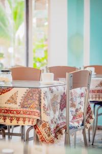 Istumisnurk majutusasutuses Hostal Antares