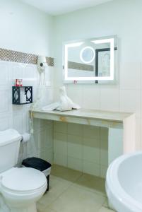 Vannituba majutusasutuses Hostal Antares