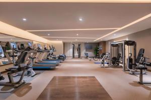 Posilňovňa alebo fitness centrum v ubytovaní DoubleTree by Hilton Hotel Shiyan