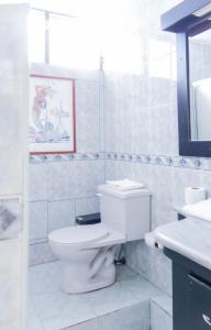 Vannituba majutusasutuses Hostal Antares