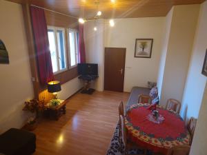 Posezení v ubytování Séjour confortable à l'appartement à Bellevue