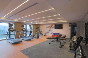 Fitnes centar i/ili fitnes sadržaji u objektu Hilton Garden Inn Changzhou Jintan