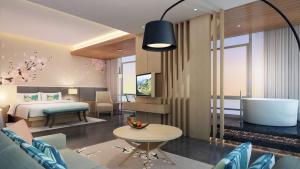 Ruang duduk di Hilton Garden Inn Guiyang Yunyan