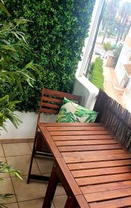 A balcony or terrace at Apartamento Arenal II
