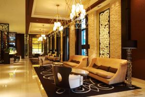 Posezení v ubytování DoubleTree by Hilton Naha
