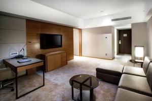 TV a/nebo společenská místnost v ubytování Hilton Gyeongju