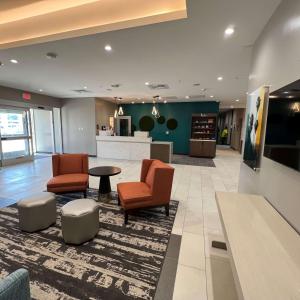 The lobby or reception area at Best Western San Bernardino Hotel