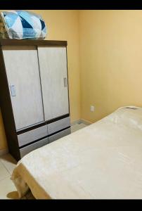 Ένα ή περισσότερα κρεβάτια σε δωμάτιο στο La escondida