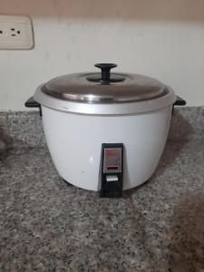 a slow cooker sitting on top of a counter at Andaluz Townhouse for Rent in Loja