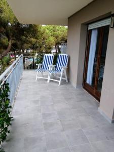 Balkón alebo terasa v ubytovaní Apartamento con terraza en la playa de La Fosca