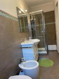 Koupelna v ubytování Candelieri Suites