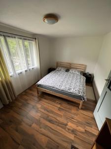 Postel nebo postele na pokoji v ubytování Ludvíkova Chalupa
