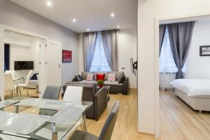 Posteľ alebo postele v izbe v ubytovaní Kazimierz Residence