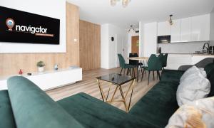 Kuchnia lub aneks kuchenny w obiekcie Apartamenty NAVIGATOR-Rezydencja Portowa 14