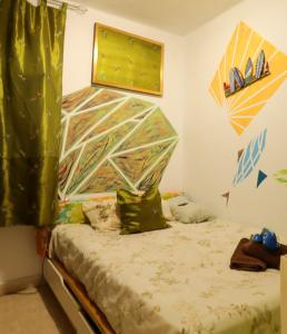 מיטה או מיטות בחדר ב-Beach House Lanzarote