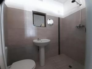 Koupelna v ubytování Umkomaas Lodge