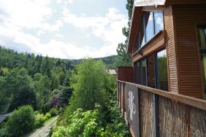 dom z widokiem na las w obiekcie Ski House Szczyrk - Domek Na Kurzej Łapce w Szczyrku