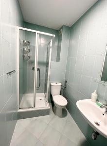 Koupelna v ubytování Pokoje gościnne Laba