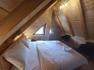 מיטה או מיטות בחדר ב-View of the Durmitor