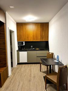 Dapur atau dapur kecil di Hotel Lindenhof by Crossworld AG