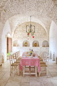Posezení v ubytování Masseria Signora