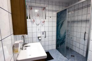 Koupelna v ubytování Ferienwohnung in Feldkirchen Dagmar und Christian!